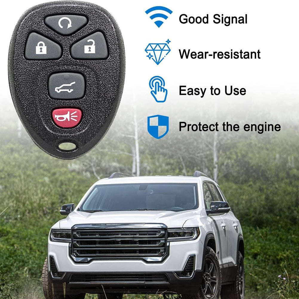 Remote Key Fob Replacement OUC60270 5913421 Keyless Entry Remote Control Key Fob 315Mhz Frequency 5 Button black - Premium Car Organizers from Rapidvehicles - Just $29.98! Shop now at Rapidvehicles