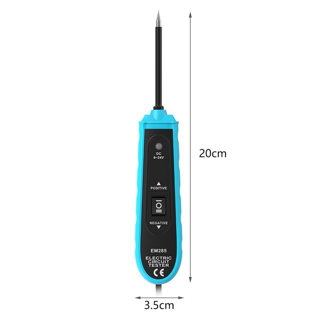 Dc 6-24v Automotive Electric Circuit Tester Voltage Polarity Tester with Test Light Probes Clips Buzzer Test Tool Blue - Premium OBD & Diagnostic Tools from Rapidvehicles - Just $40.99! Shop now at Rapidvehicles