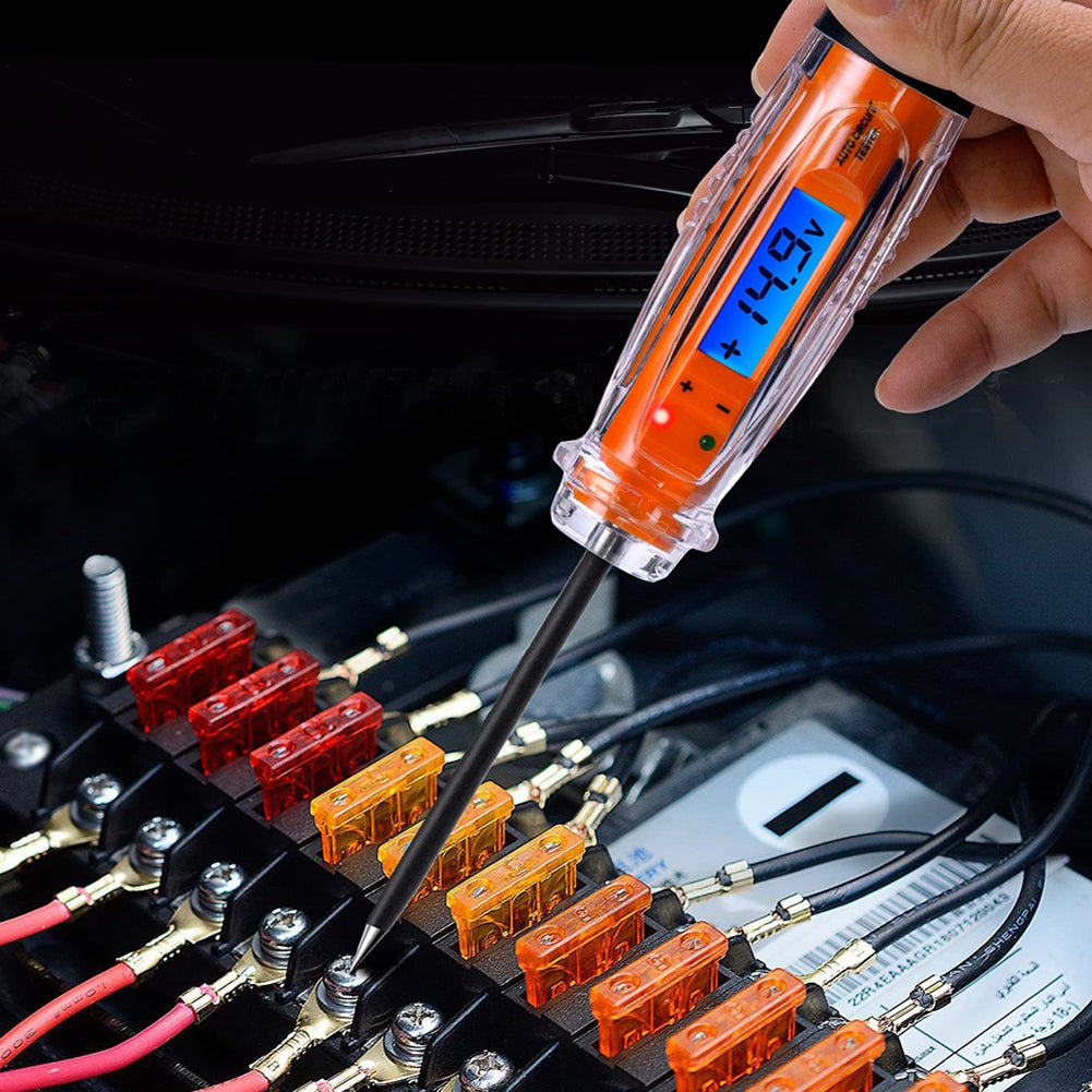 Automotive Test Light Dc 3-60v Light Tester Heavy Duty Auto Ciruit Tester Electric Test Pen Orange - Premium OBD & Diagnostic Tools from Rapidvehicles - Just $41.99! Shop now at Rapidvehicles