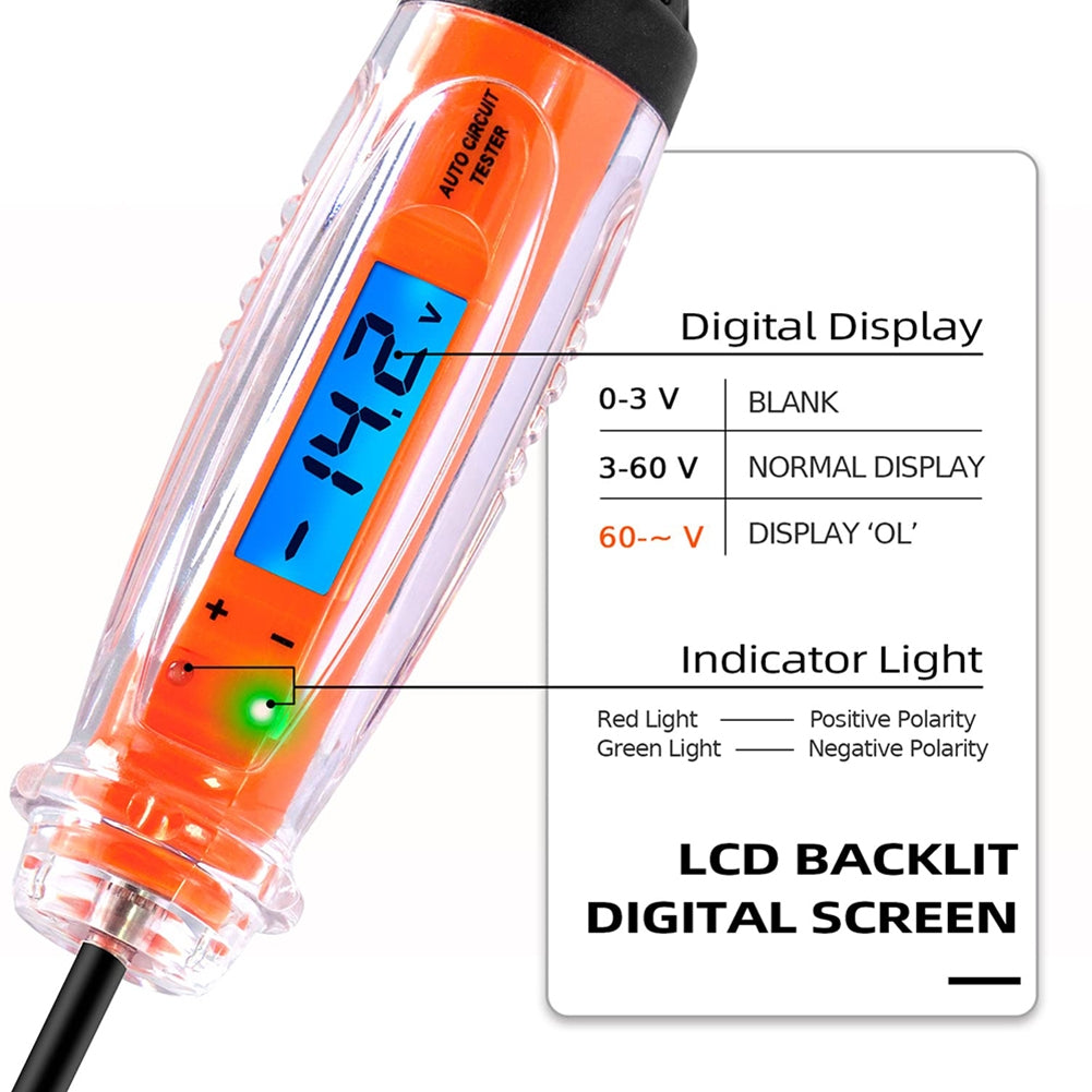 Automotive Test Light Dc 3-60v Light Tester Heavy Duty Auto - Premium OBD & Diagnostic Tools from Rapidvehicles - Just $56.99! Shop now at Rapidvehicles