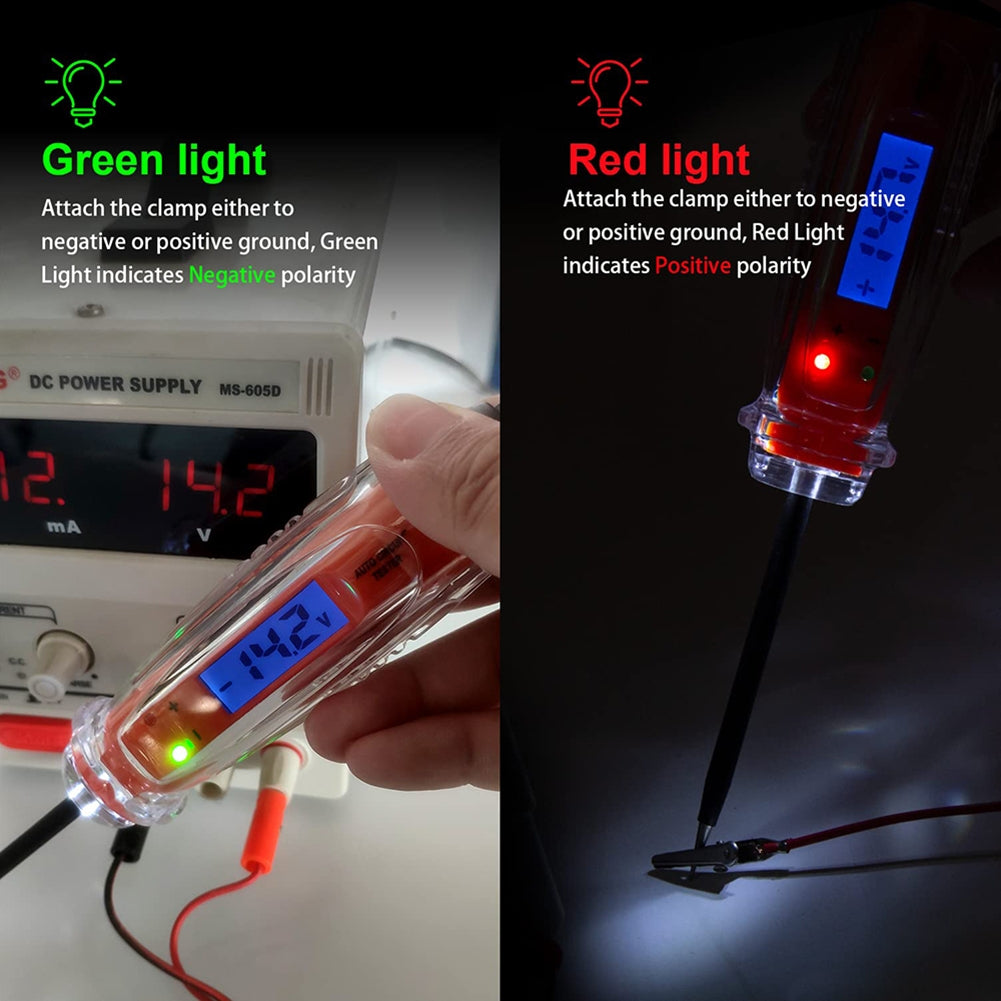 Automotive Test Light Dc 3-60v Light Tester Heavy Duty Auto Ciruit Tester Electric Test Pen Orange - Premium OBD & Diagnostic Tools from Rapidvehicles - Just $41.99! Shop now at Rapidvehicles