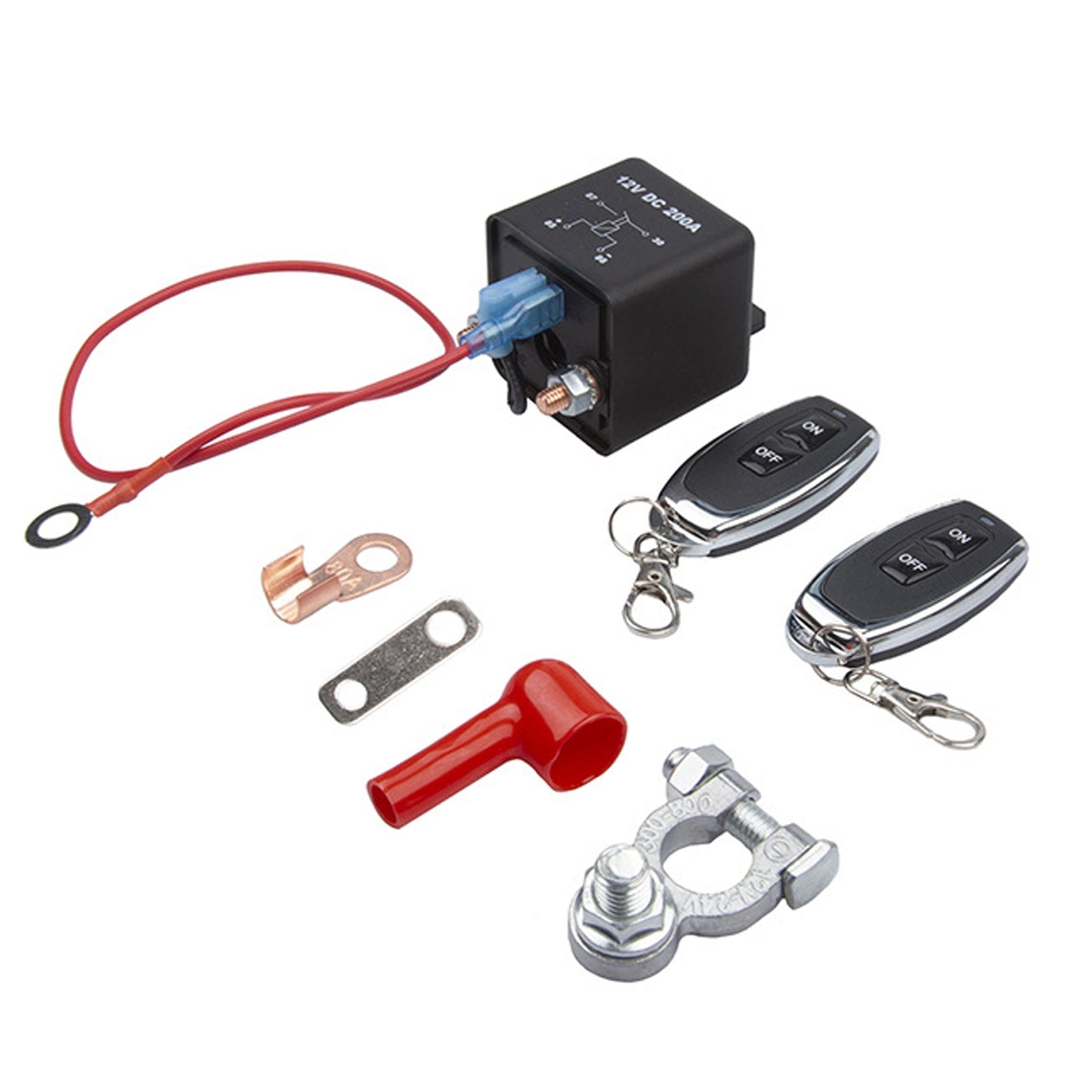 Remote Battery Disconnect Switch Kit 200a 12v RC Intelligent Cut - Premium Car Organizers from Rapidvehicles - Just $46.99! Shop now at Rapidvehicles