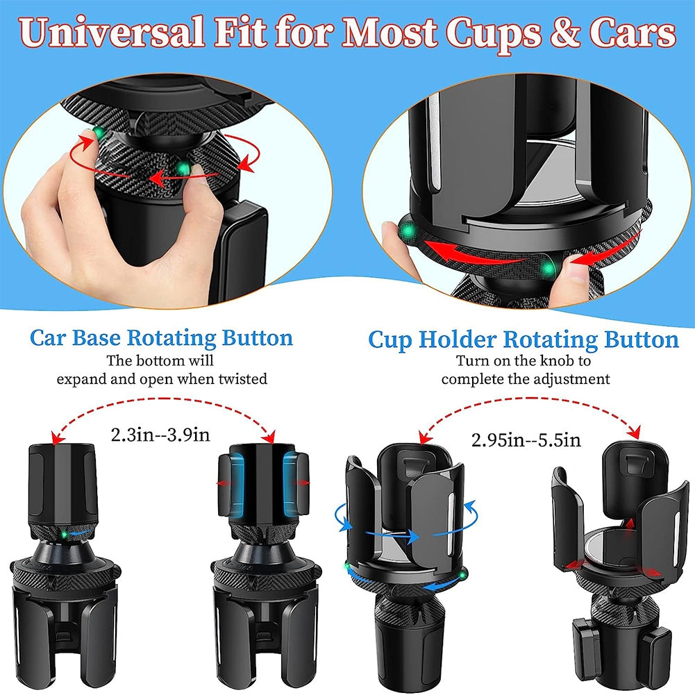 Cup Holder Expander For Car Multi-Functional Cup Holder Adapter - Premium Car Organizers from Rapidvehicles - Just $39.99! Shop now at Rapidvehicles