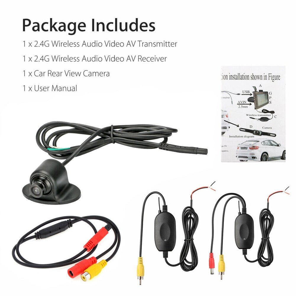 Car Rear View Camera 2.4g Wireless Rear Front Side View Reverse - Premium Car Rear View Camera from Rapidvehicles - Just $39.99! Shop now at Rapidvehicles