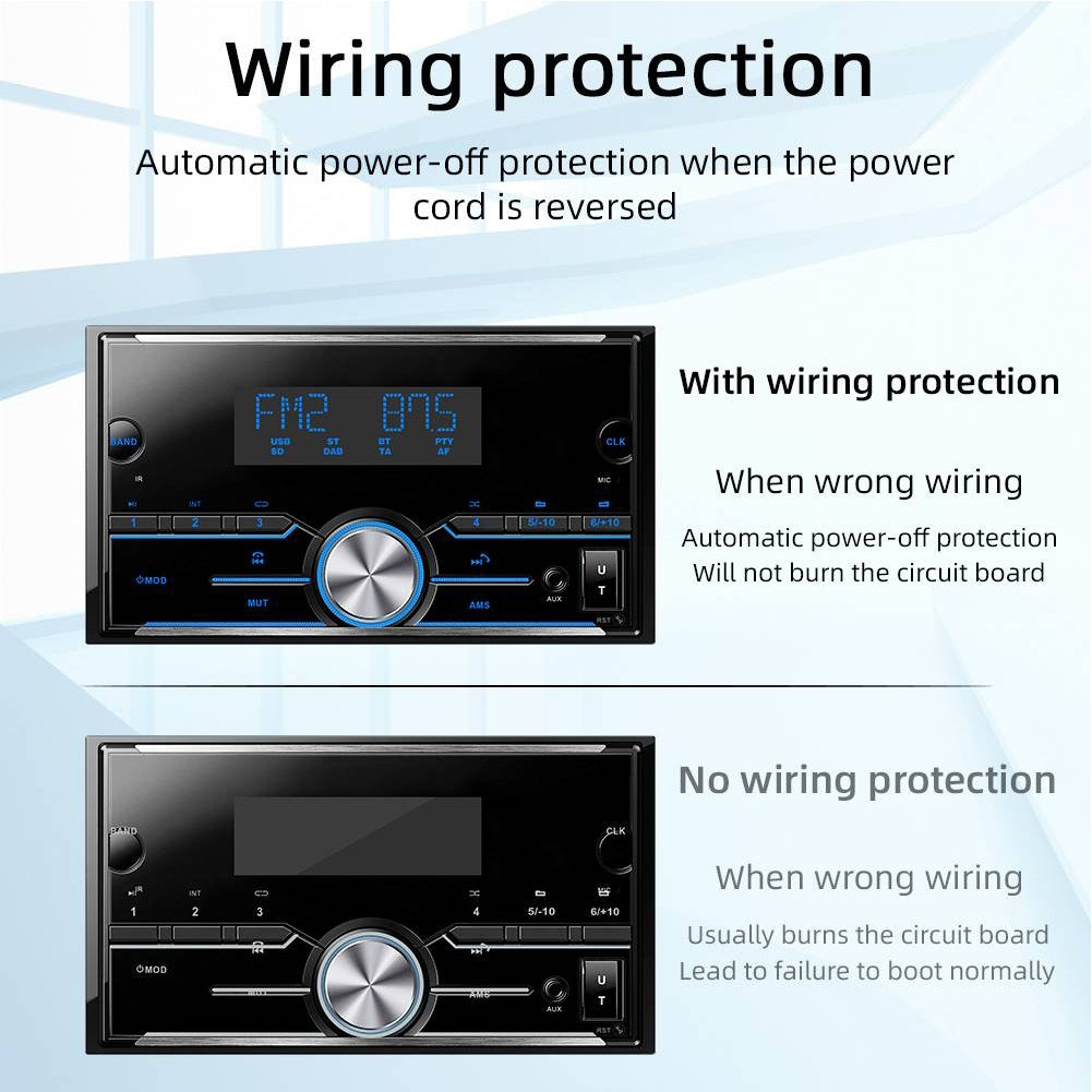 2-Din 12V Car Radio Stereo Remote Control Audio Music MP3 Player - Premium Other Car Electronics from Rapidvehicles - Just $68.99! Shop now at Rapidvehicles