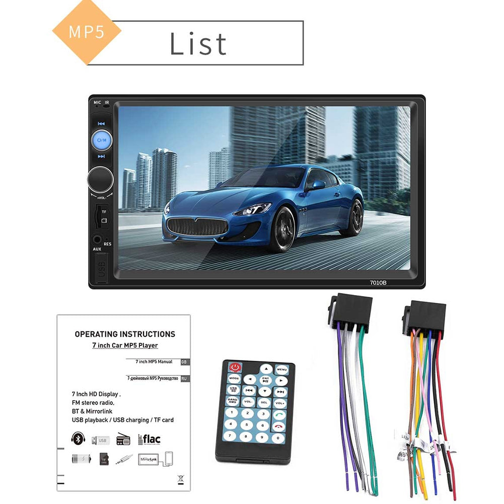 Car Stereo Double Din Car Radio 7 Inch MP5 Player Touch Screen Fm - Premium Car DVR from Rapidvehicles - Just $64.79! Shop now at Rapidvehicles