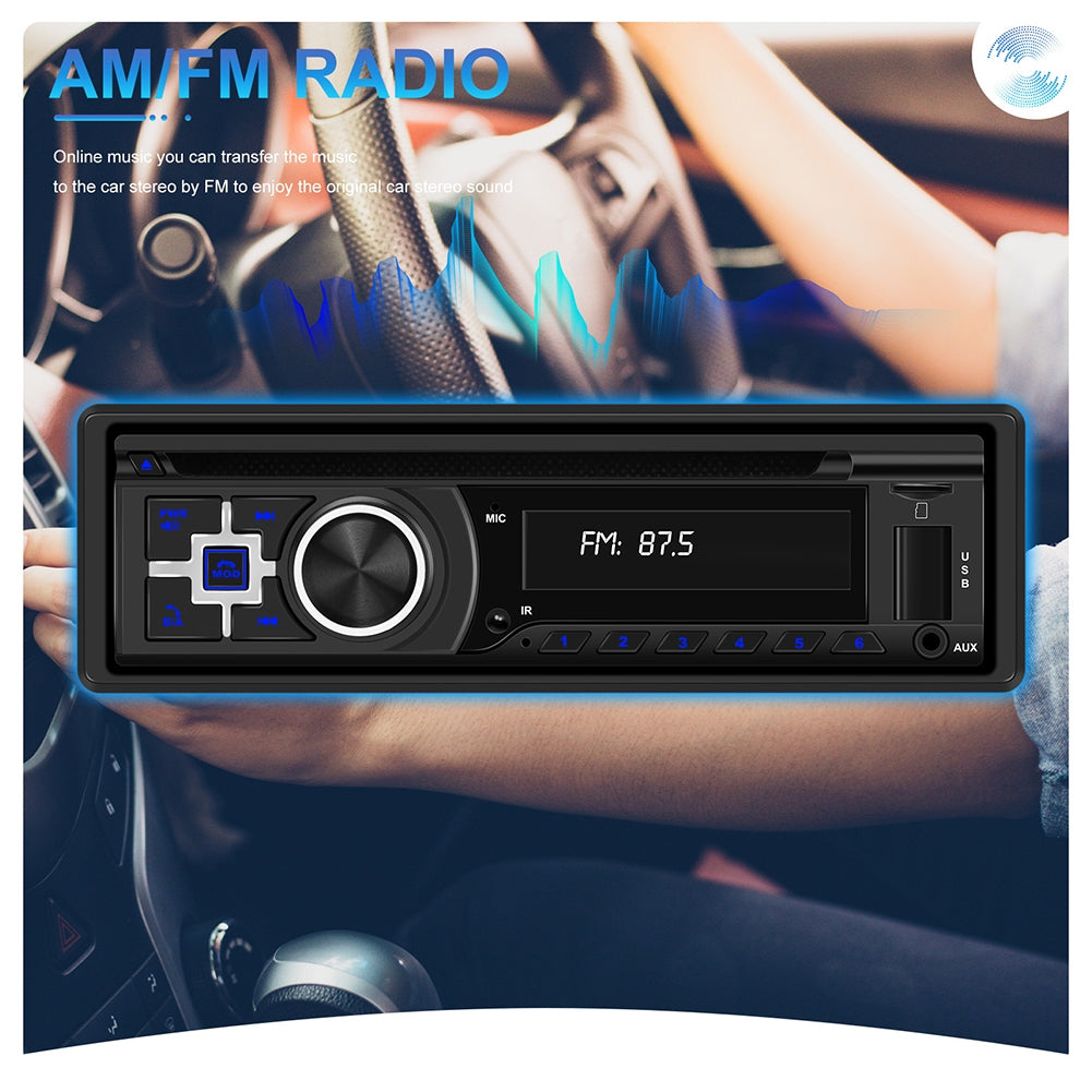 Single Din Car Stereo Dvd Player MP3 Fm/Am Radio USB/Aux/Tf Card - Premium Other Car Electronics from Rapidvehicles - Just $95.99! Shop now at Rapidvehicles