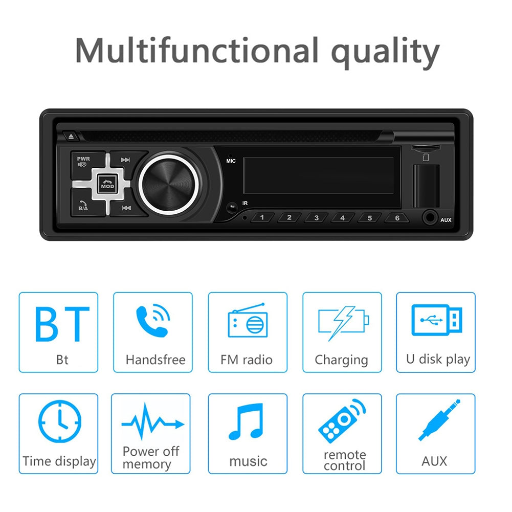 Single Din Car Stereo Dvd Player MP3 Fm/Am Radio USB/Aux/Tf Card - Premium Other Car Electronics from Rapidvehicles - Just $95.99! Shop now at Rapidvehicles