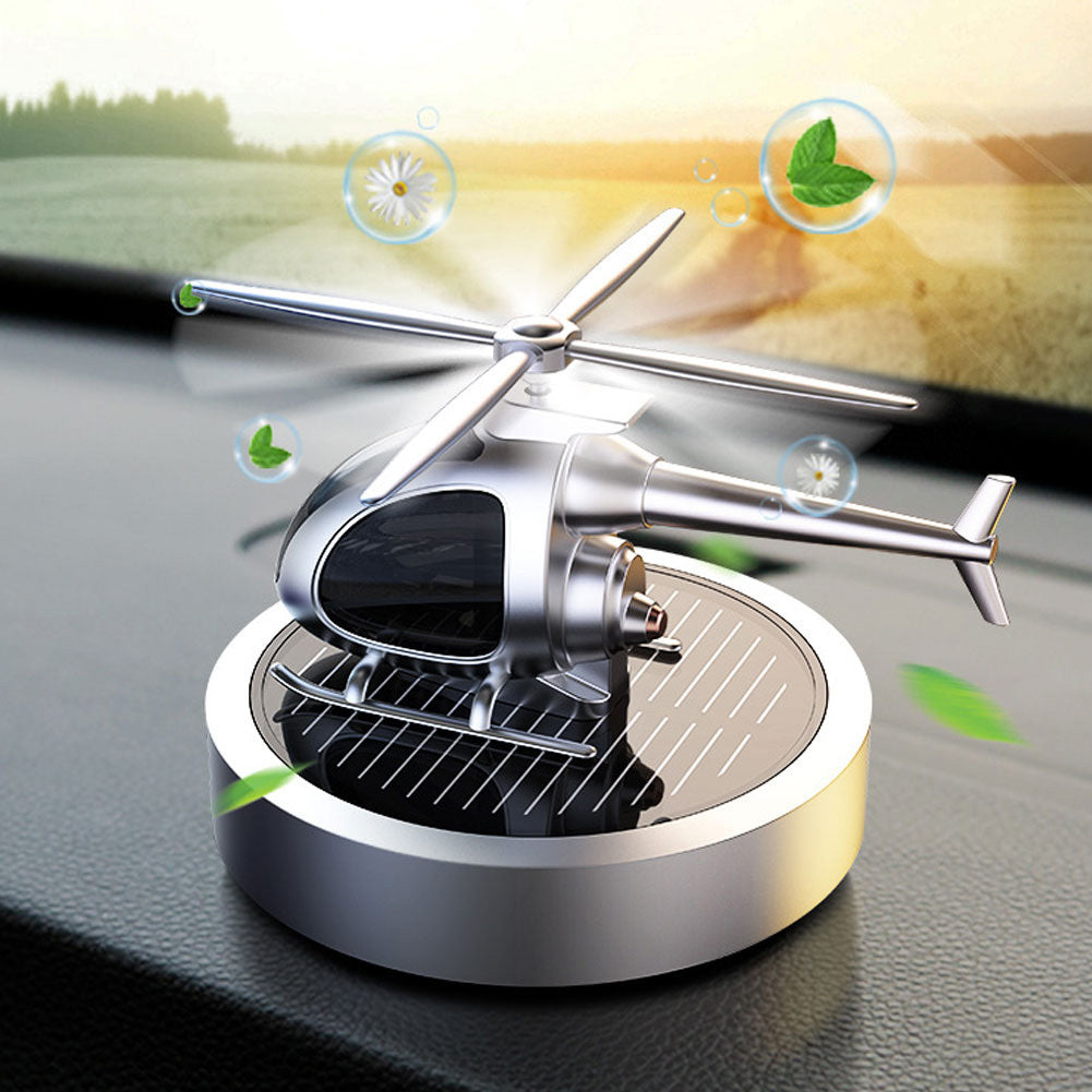 Solar Helicopter Model Car Fragrance Aroma Diffuser Novelty - Premium Car Air Purifier from Rapidvehicles - Just $33.99! Shop now at Rapidvehicles