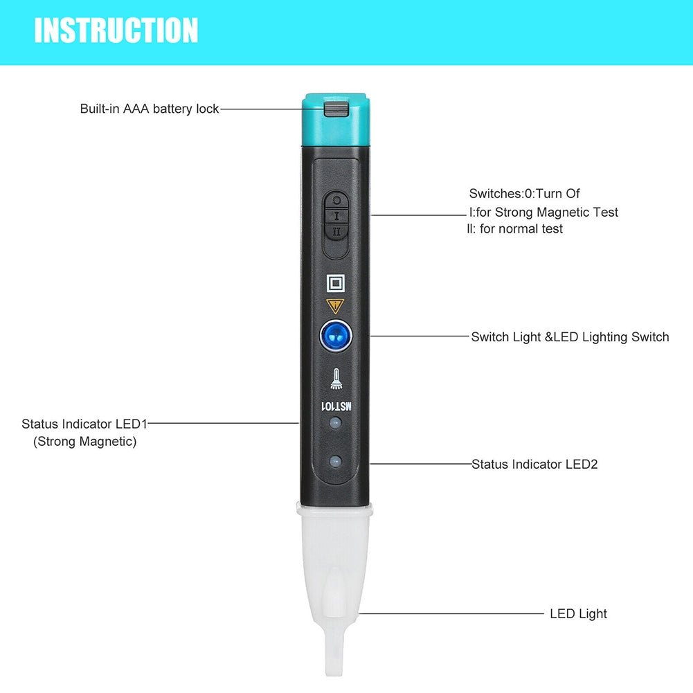 MST-101 Automotive Electronic Fault Detector Spark Plug Tester Car Ignition Coil Test Tools Hall Induction Pen black - Premium OBD & Diagnostic Tools from Rapidvehicles - Just $54.99! Shop now at Rapidvehicles