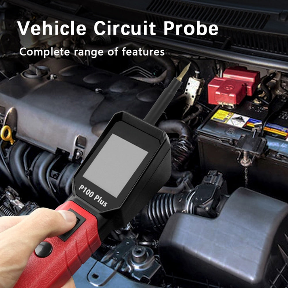 P100 PLUS Automotive Power Circuit Probe Tester 12V 24V Power Circuit Test Pen Electrical System Tools Red black - Premium OBD & Diagnostic Tools from Rapidvehicles - Just $91.99! Shop now at Rapidvehicles