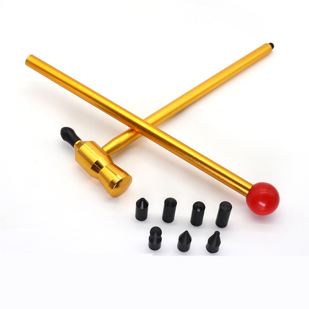 Dent Repair Kit Dent Hammer With Knock Down Head Replacement DIY Auto Body Hail Damage Repairing Tool gold - Premium Scratch Repair from Rapidvehicles - Just $34.99! Shop now at Rapidvehicles