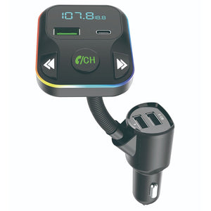 HM02 Car MP3 Player Wireless Radio Adapter FM Transmitter Hands-Free Kit USB Charger With Digital Display black - Premium Car Chargers from Rapidvehicles - Just $19.99! Shop now at Rapidvehicles