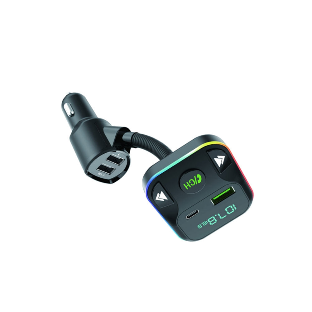 HM02 Car MP3 Player Wireless Radio Adapter FM Transmitter Hands-Free Kit USB Charger With Digital Display black - Premium Car Chargers from Rapidvehicles - Just $19.99! Shop now at Rapidvehicles