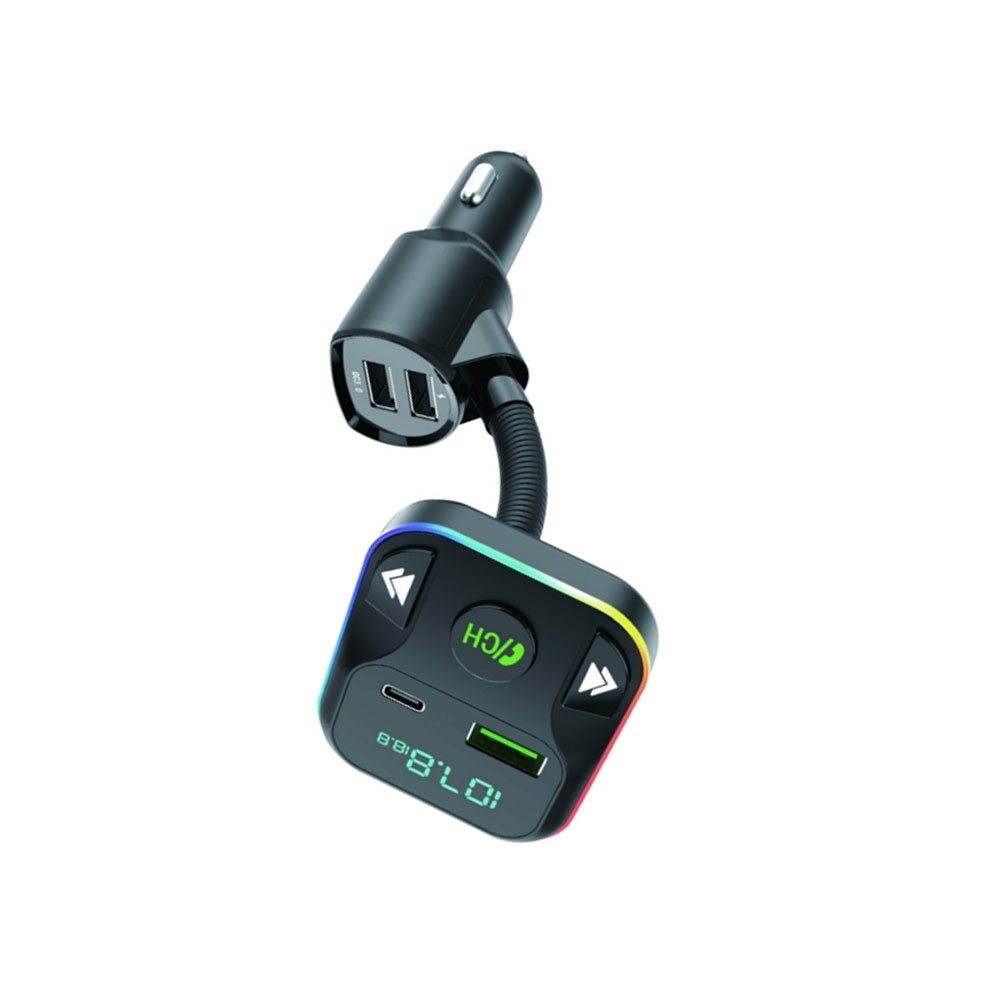 HM02 Car MP3 Player Wireless Radio Adapter FM Transmitter Hands-Free Kit USB Charger With Digital Display black - Premium Car Chargers from Rapidvehicles - Just $19.99! Shop now at Rapidvehicles