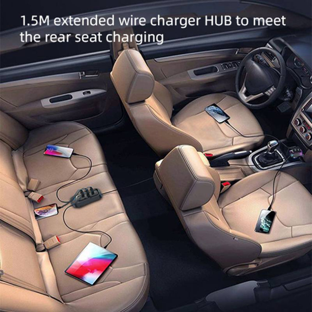 USB Car Charger 3 Ports Super Fast Charging Adapter MP3 Player - Premium Car Chargers from Rapidvehicles - Just $27.99! Shop now at Rapidvehicles