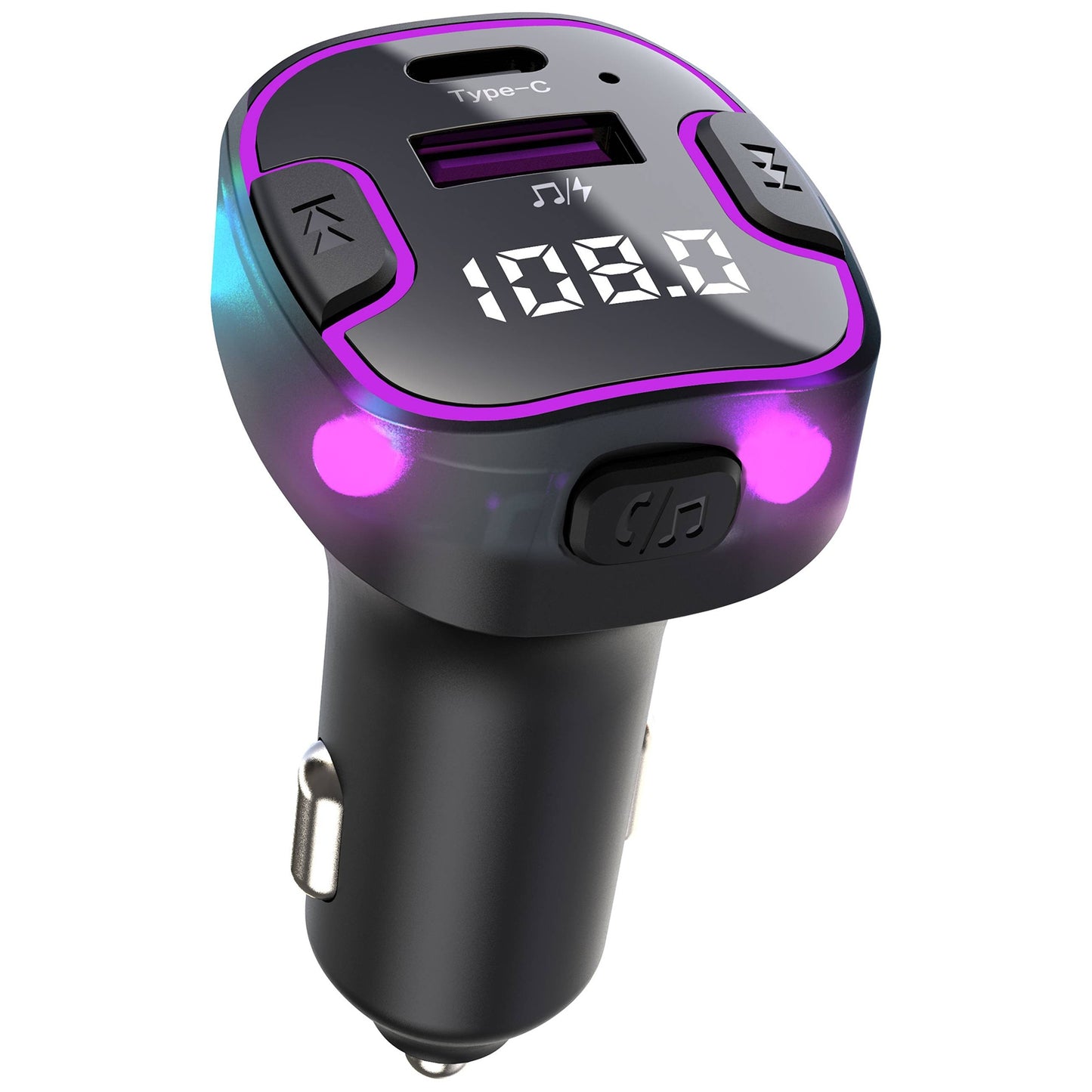 FM Transmitter Wireless USB Type C Car Charger Multi-functional - Premium Car Chargers from Rapidvehicles - Just $20.99! Shop now at Rapidvehicles