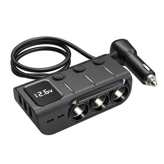 GC01 Car Cigarette Lighter 120W USB PD Fast Charge Adapter 3 - Premium Car Chargers from Rapidvehicles - Just $45.99! Shop now at Rapidvehicles