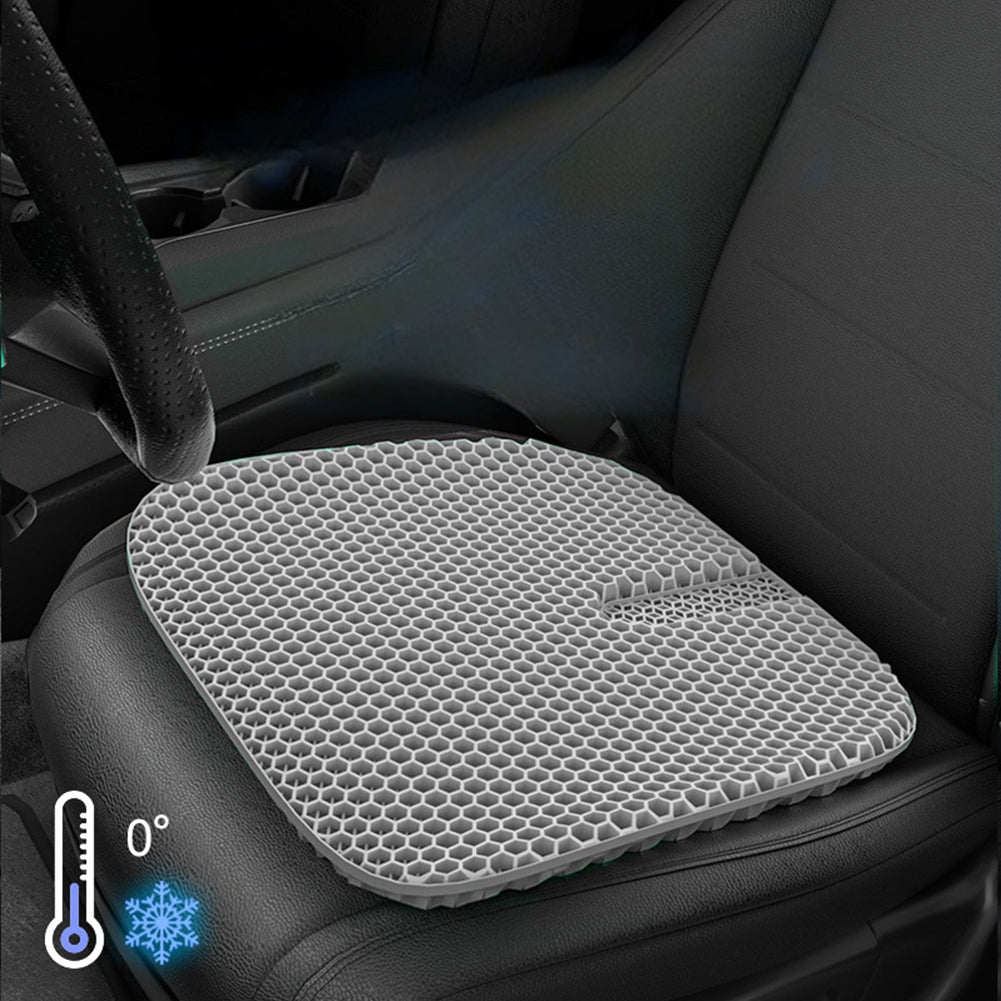 Car Seat Cushion Gel Cooling Pad Thick Big Breathable 3D Honeycomb Design Absorbs Pressure Seat Cushion Purple - Premium Car Seat Cushion from Rapidvehicles - Just $37.99! Shop now at Rapidvehicles