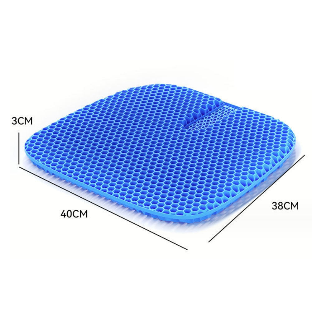 Car Seat Cushion Gel Cooling Pad Thick Big Breathable 3D Honeycomb Design Absorbs Pressure Seat Cushion Purple - Premium Car Seat Cushion from Rapidvehicles - Just $37.99! Shop now at Rapidvehicles