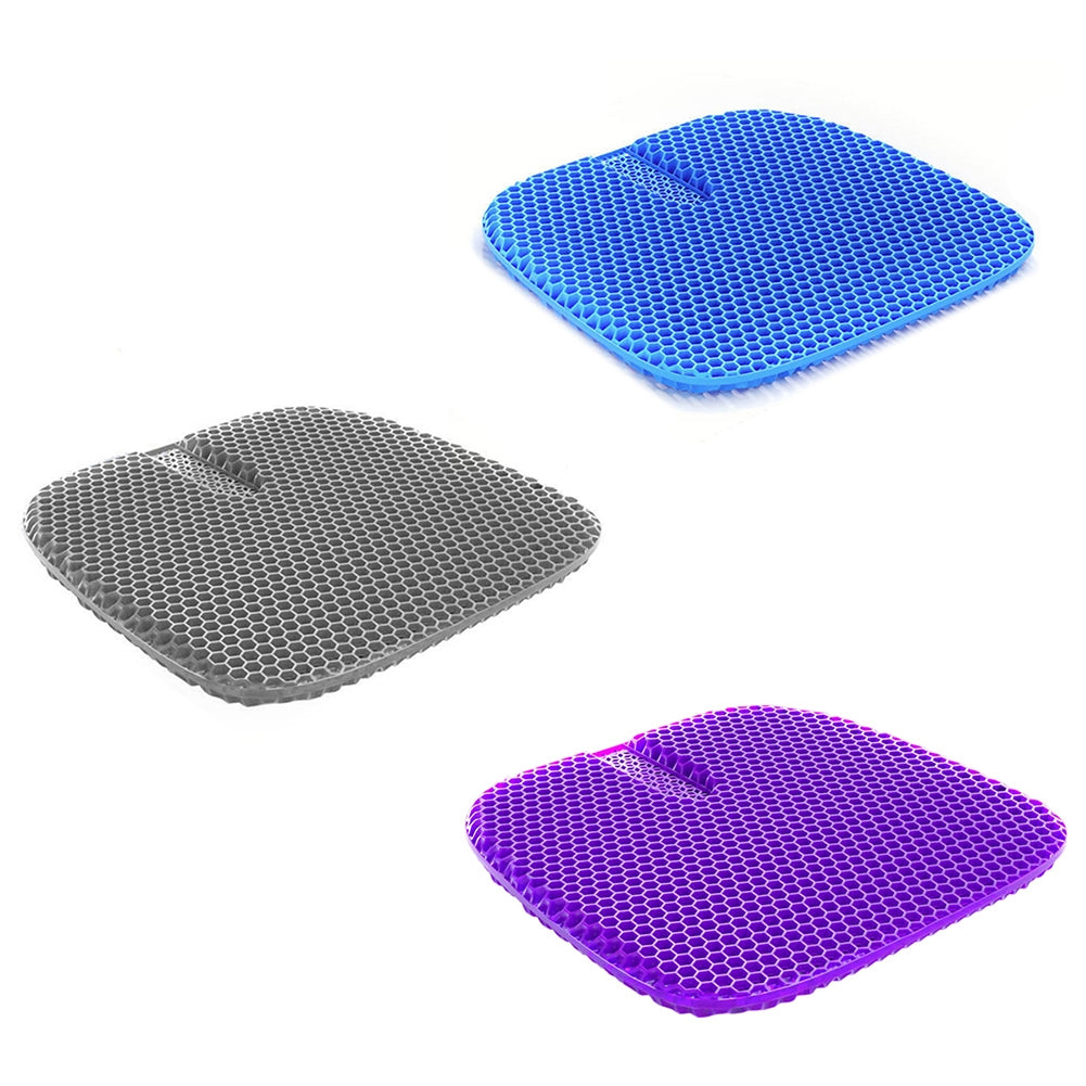 Car Seat Cushion Gel Cooling Pad Thick Big Breathable 3D Honeycomb Design Absorbs Pressure Seat Cushion blue - Premium Car Seat Cushion from Rapidvehicles - Just $37.99! Shop now at Rapidvehicles