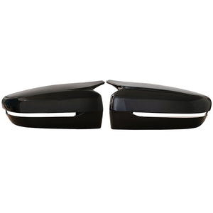 1 Pair Side Mirror Cover Caps Replacement Rearview Side Mirror Housing Decoration for 3 Series G20 G30 Bright Black - Premium Other Exterior Parts from Rapidvehicles - Just $51.11! Shop now at Rapidvehicles