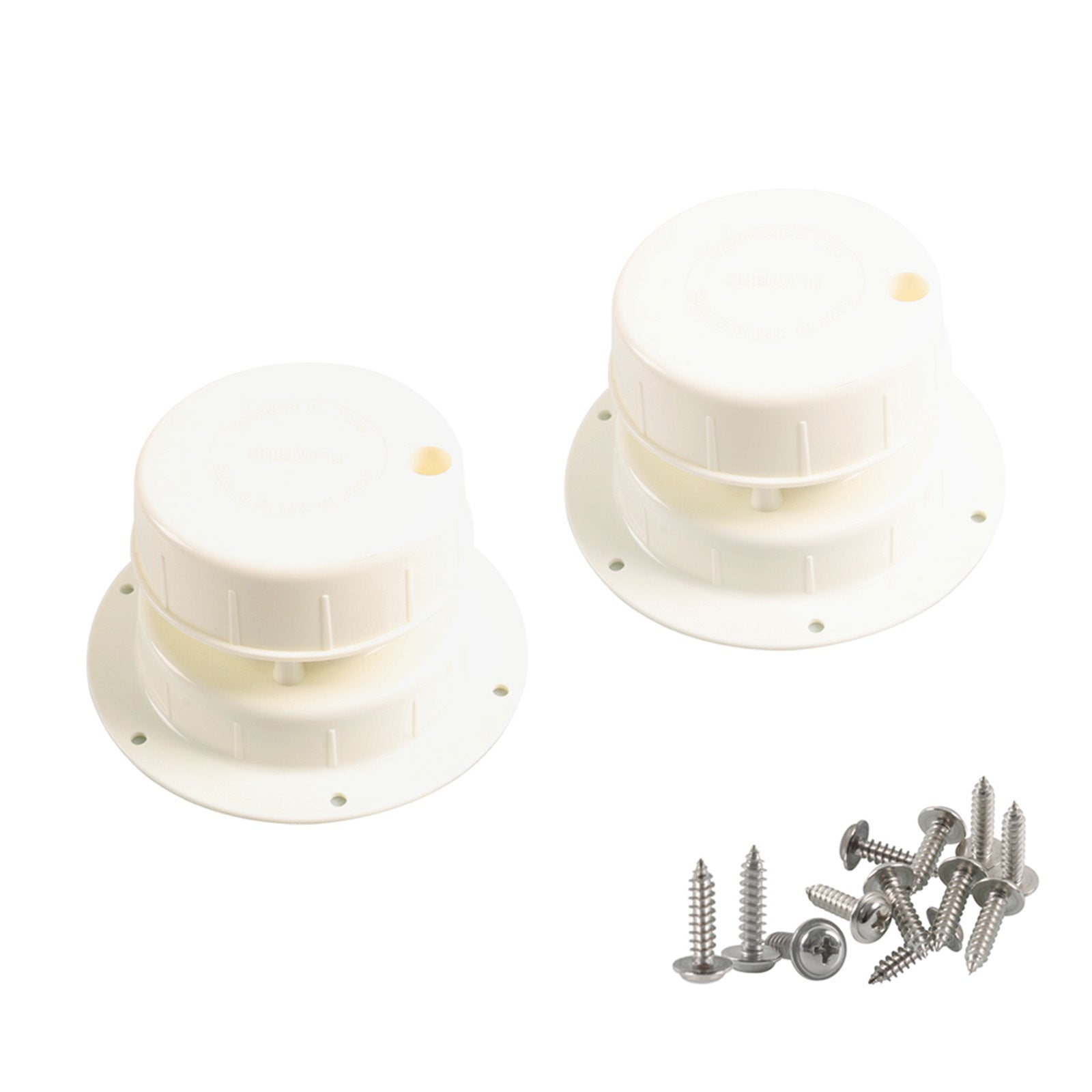 2Pcs RV Plumbing Vent Caps With Mounting Screws For 1 To 2 3/8 - Premium Car Organizers from Rapidvehicles - Just $32.99! Shop now at Rapidvehicles