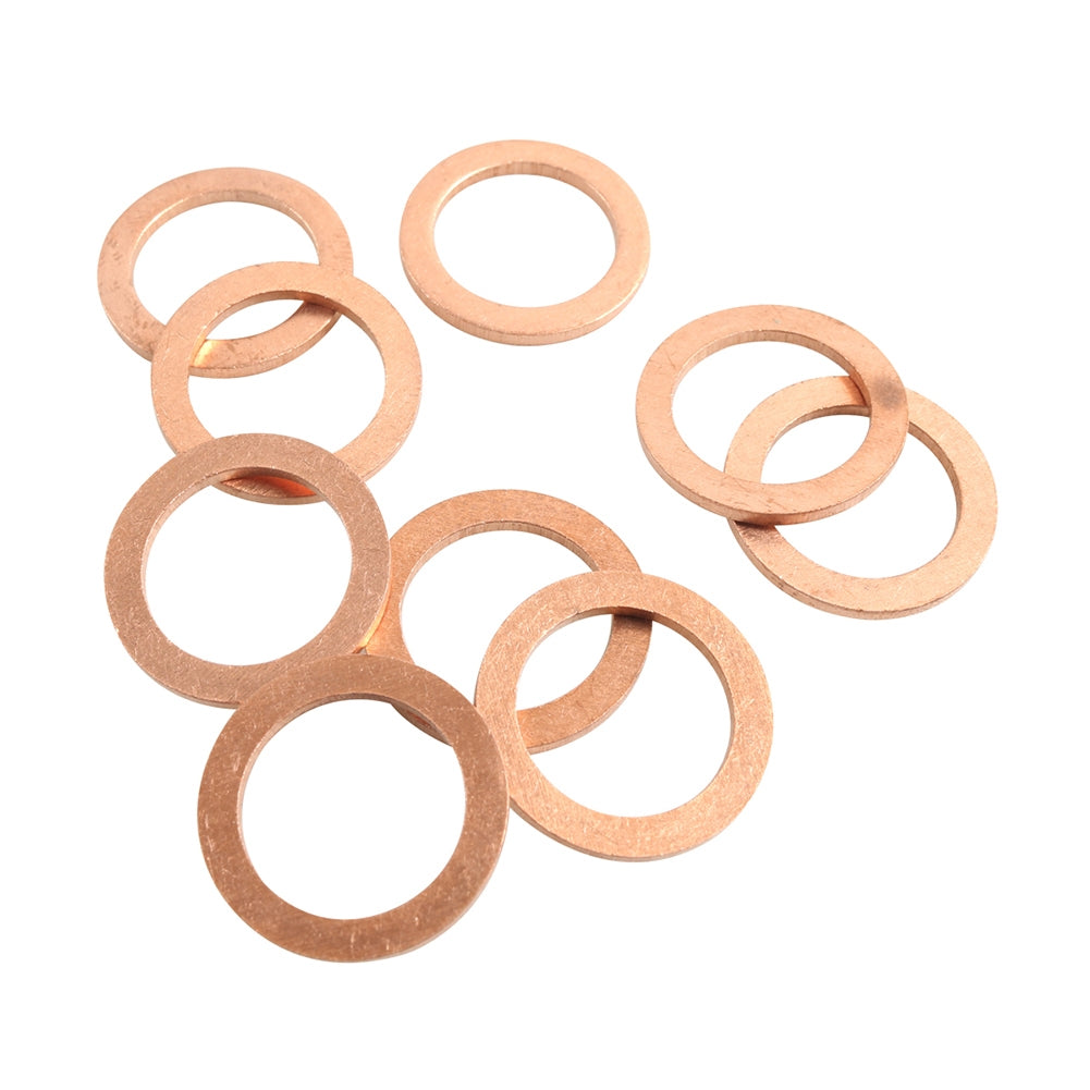 25Pcs 14mm Cooper Oil Drain Plug Gasket 007603-014106 Replacement - Premium Car Organizers from Rapidvehicles - Just $20.99! Shop now at Rapidvehicles