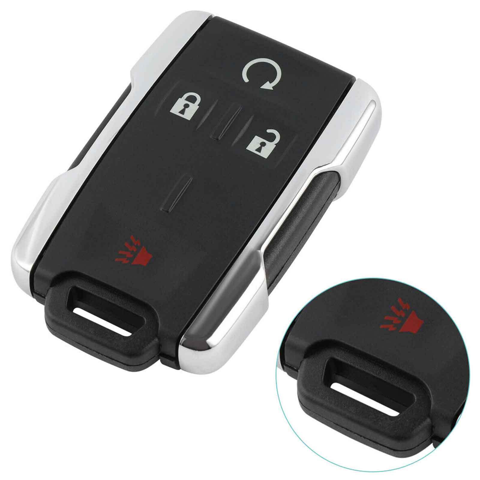 Keyless Entry Remote Control Car Key Fob Cover Casing 4 Buttons - Premium Car Organizers from Rapidvehicles - Just $37.99! Shop now at Rapidvehicles