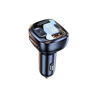 T08 Wireless FM Radio Transmitter For Car Dual USB QC3.0 Fast Charging V5.0 Handsfree Calling Audio Receiver MP3 Music Player black - Premium Car Chargers from Rapidvehicles - Just $20.99! Shop now at Rapidvehicles