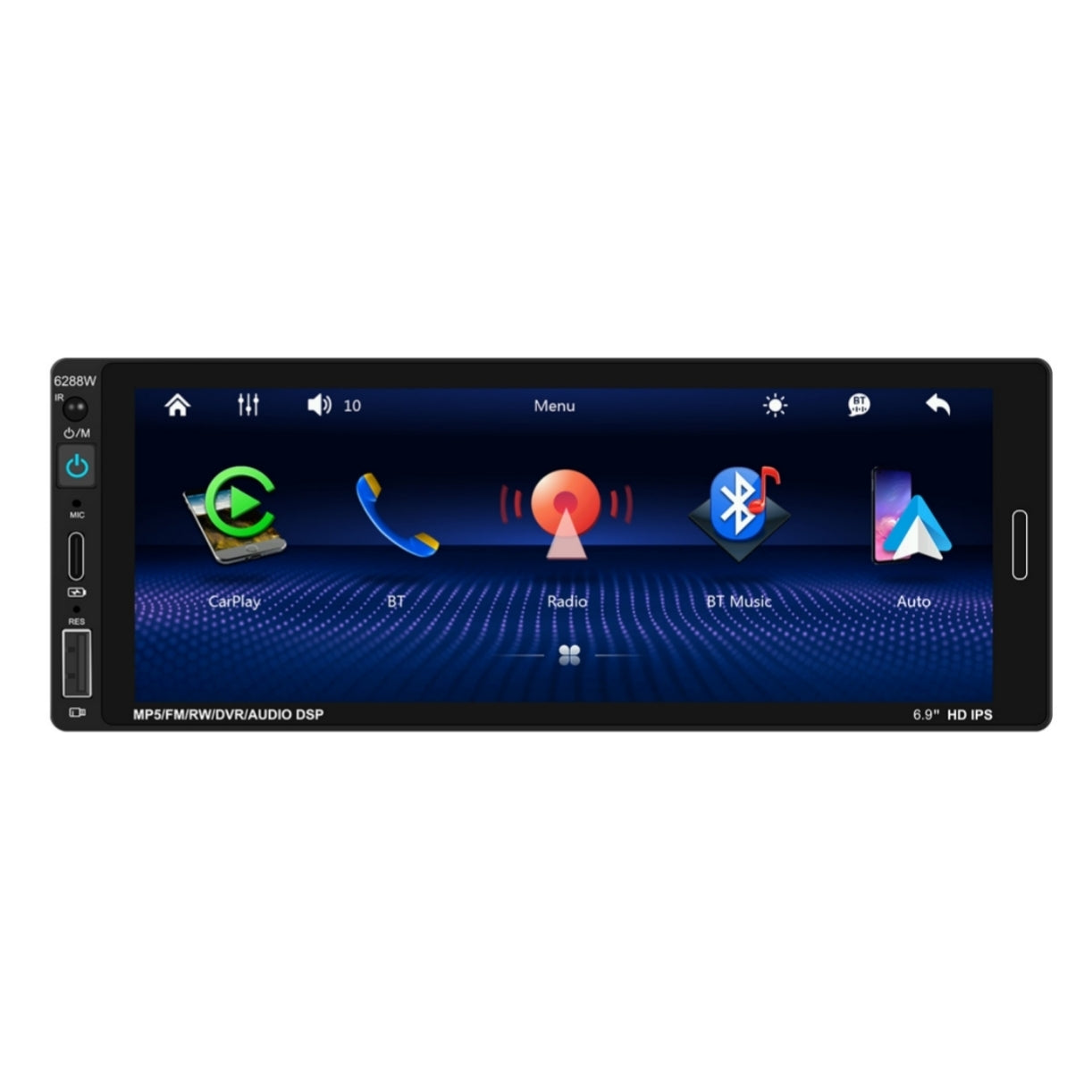 6.86 inch HD Car Stereo Touch Screen for CarPlay Android Auto - Premium Other Car Electronics from Rapidvehicles - Just $116.99! Shop now at Rapidvehicles