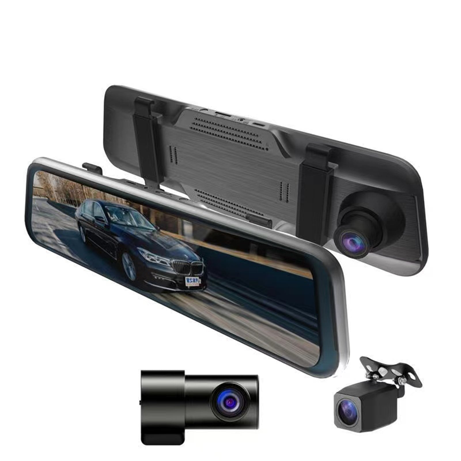 3 Channel Dash Cam 1080P HD Full Touch Screen 170 Degrees Wide Angle Dashboard Camera G-Sensor Black - Premium Car DVR from Rapidvehicles - Just $76.08! Shop now at Rapidvehicles