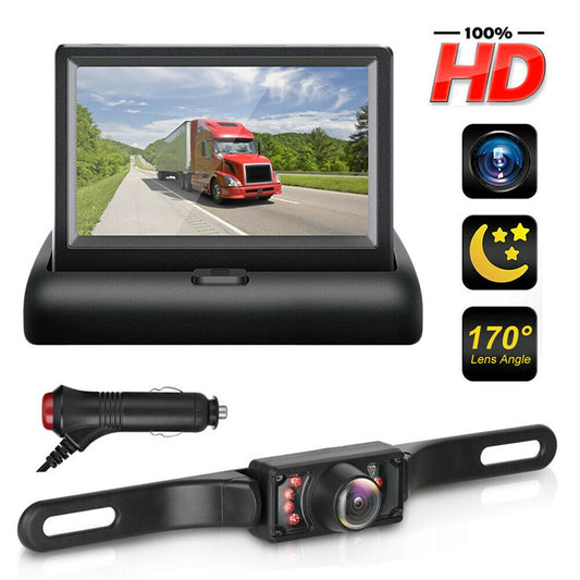 Car Backup Camera Reverse Rear View Camera with 4.3 Inch Foldable - Premium Car Rear View Camera from Rapidvehicles - Just $55.99! Shop now at Rapidvehicles