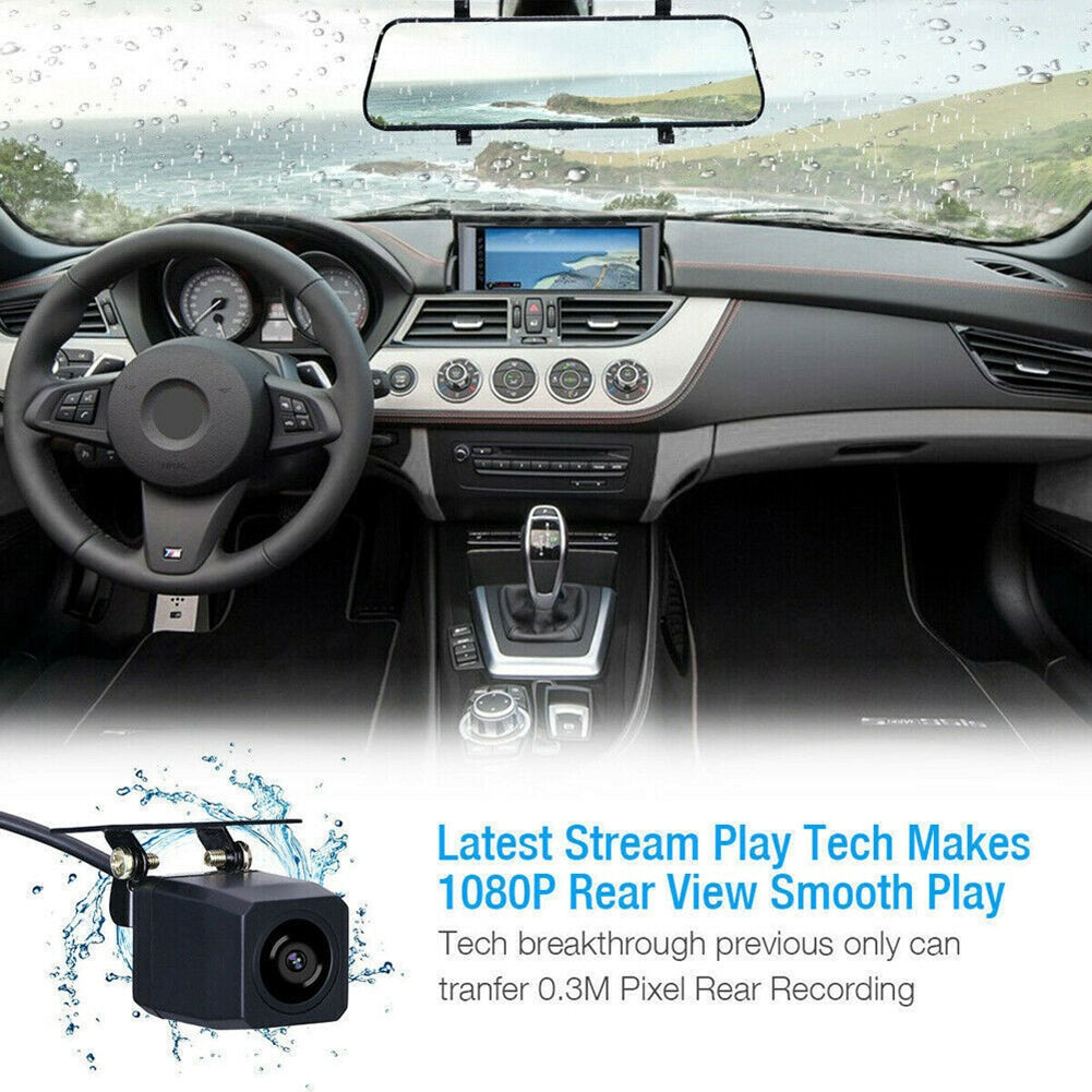 1080P High-Definition Car Dvr Front Rear Dual Dash Cam 10-Inch - Premium Car DVR from Rapidvehicles - Just $73.79! Shop now at Rapidvehicles