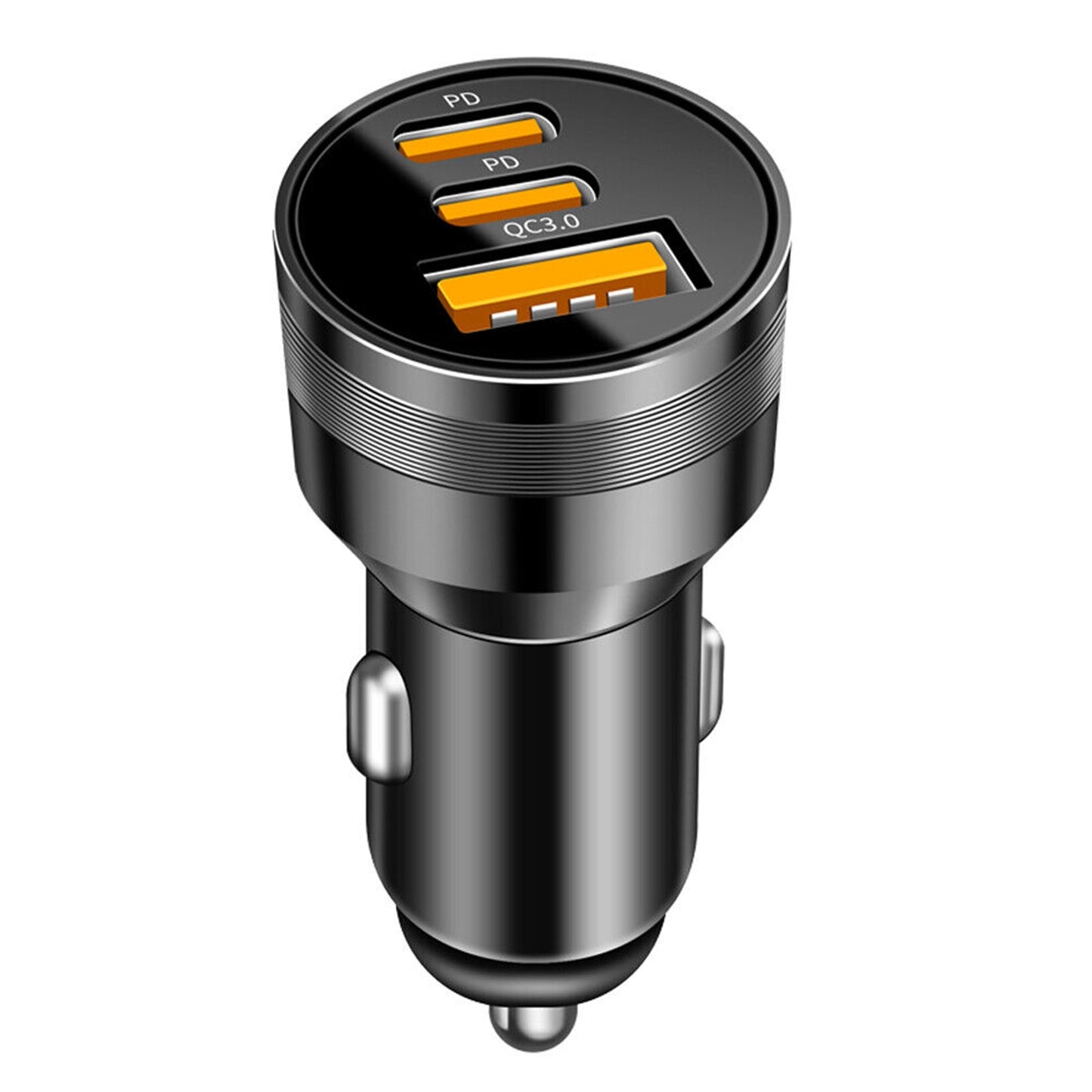 78W PD USB C Car Charger Dual PD QC3.0 Fast Power Charging Block - Premium Car Chargers from Rapidvehicles - Just $17.99! Shop now at Rapidvehicles