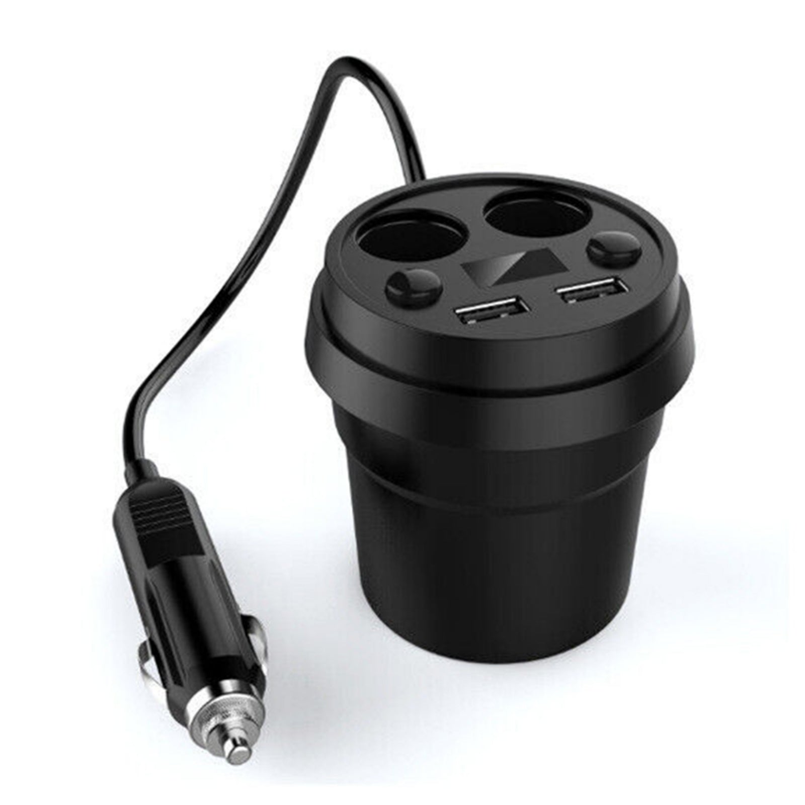 Cigarette Lighter Splitter 3.1A Car Charger Adapter 2 In 1 Cigarette Outlet With Independent Switches Digital Display Devices black - Premium Car Chargers from Rapidvehicles - Just $23.99! Shop now at Rapidvehicles