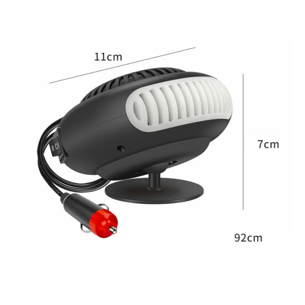 12V Car Heater 360 Rotatable Electric Heater Plugs Into Cigarette - Premium Car Air Purifier from Rapidvehicles - Just $27.99! Shop now at Rapidvehicles