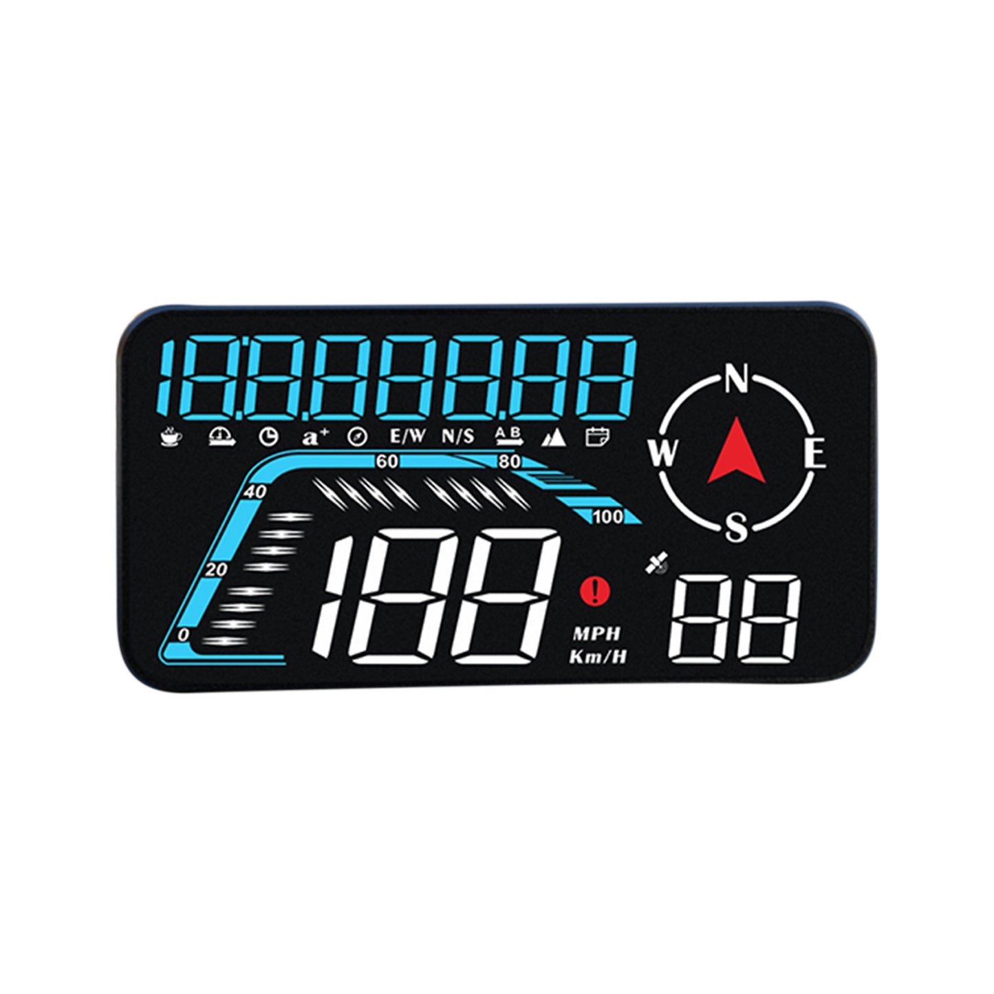 G12 Car Digital Head-Up Display 5.5-Inch GPS Over-Speed Alarm - Premium Other Car Electronics from Rapidvehicles - Just $51.29! Shop now at Rapidvehicles