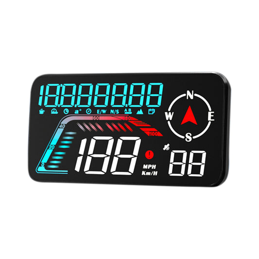 G12 Car Digital Head-Up Display 5.5-Inch GPS Over-Speed Alarm - Premium Other Car Electronics from Rapidvehicles - Just $56.99! Shop now at Rapidvehicles