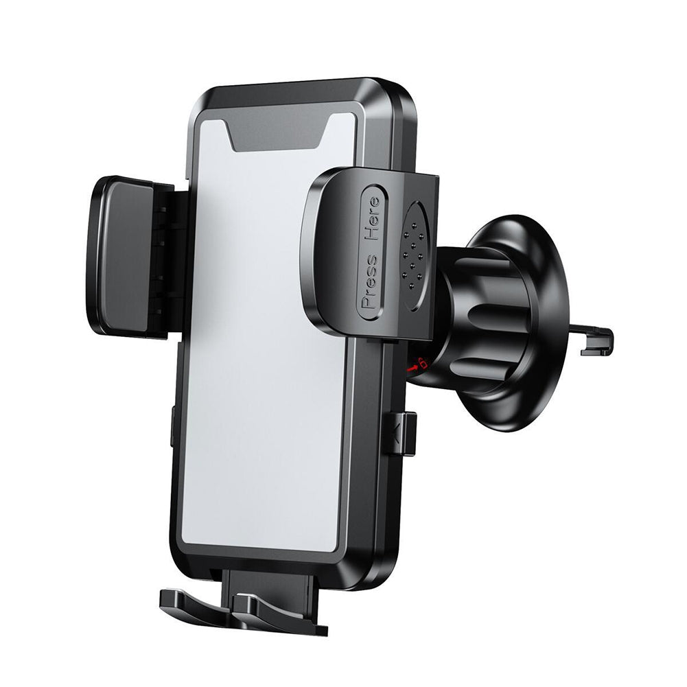 Car Phone Holder Vent Mount 360 Rotate Hands Free Cell Phone Holder Air Vent Automobile Cradle For All Smartphone black - Premium Car Mounts & Holders from Rapidvehicles - Just $19.99! Shop now at Rapidvehicles