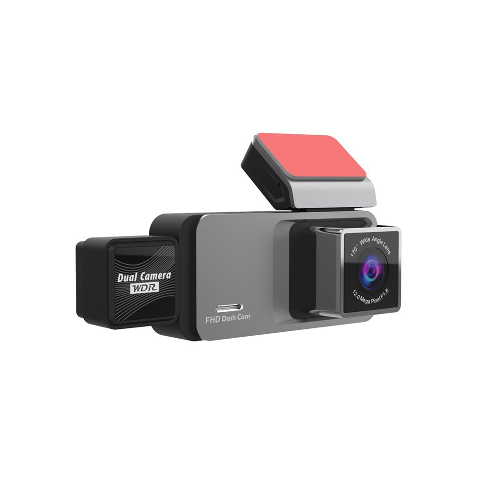 1080P 3 Lens Dash Camera Front Inside And Rear HD Night Vision - Premium Car DVR from Rapidvehicles - Just $88.19! Shop now at Rapidvehicles