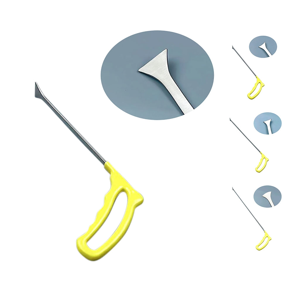 Paintless Dent Removal Tools Flat Shovel Stainless Steel Professional Auto Body Dent Repair Crow Bar Tool yellow 31cm - Premium Scratch Repair from Rapidvehicles - Just $29.99! Shop now at Rapidvehicles