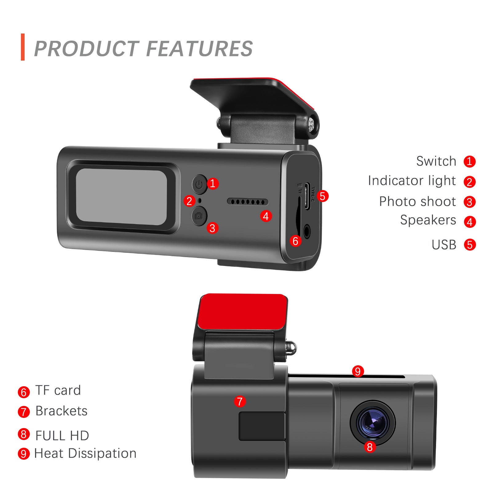 Dash Cam WiFi Car Camera 1080P Dash Camera 1.5 Inch Super Night Vision Loop Recording G-Sensor 150 Wide Angle Black - Premium Car DVR from Rapidvehicles - Just $57.03! Shop now at Rapidvehicles