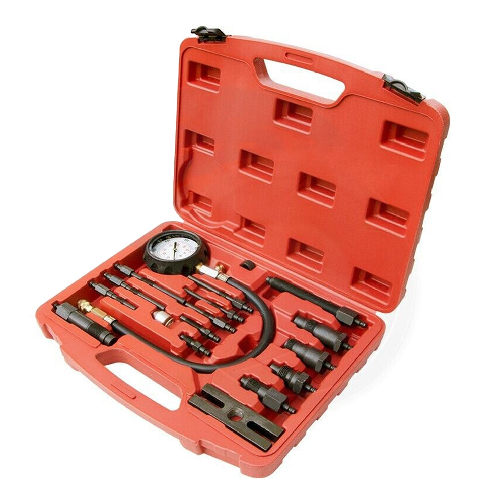 Professional Diesel Engine Cylinder Compression Tester 1000PSI Pressure Detector Automotive Tool Gauge Test Kit Red - Premium OBD & Diagnostic Tools from Rapidvehicles - Just $91.99! Shop now at Rapidvehicles