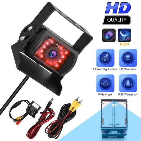 12V-24V Truck Rear View Backup Camera Heavy Duty 18 LEDs CCD High - Premium Car Rear View Camera from Rapidvehicles - Just $47.99! Shop now at Rapidvehicles