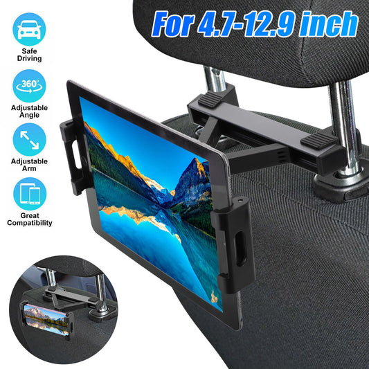 Car Headrest Mount Tablet Holder For 1.9 Inch To 6.9 Inch - Premium Car Mounts & Holders from Rapidvehicles - Just $22.99! Shop now at Rapidvehicles