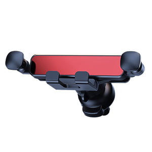 Phone Mount For Car Vent Cell Phone Holder Hands Free Cradle Universal For 4.7-6.8 Inch Smartphone Gravity Automatic Locking Automobile Cradles Compatible For IOS / Android Systems red - Premium Car Mounts & Holders from Rapidvehicles - Just $15.99! Shop now at Rapidvehicles