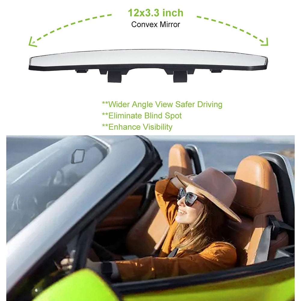 Rear View Mirror, Interior Clip-on Wide Angle Rear View Mirror, - Premium Car Organizers from Rapidvehicles - Just $29.99! Shop now at Rapidvehicles