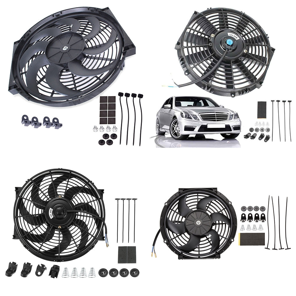 Universal Electric Car Radiator Cooling Fan High Performance 12V - Premium Car Organizers from Rapidvehicles - Just $86.39! Shop now at Rapidvehicles