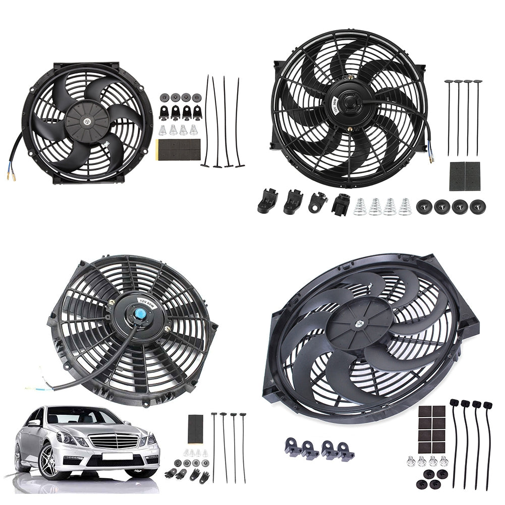 Universal Electric Car Radiator Cooling Fan High Performance 12V - Premium Car Organizers from Rapidvehicles - Just $86.39! Shop now at Rapidvehicles